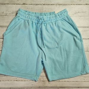 Relaxx Women’s Shorts XL Blue Lounge Casual Elastic Waist Drawstring 6” Inseam‎